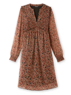 Robe en voile doublé