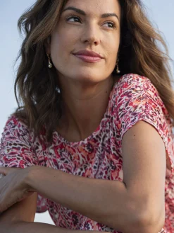 Robe encolure bateau en maille fluide