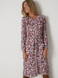 Robe encolure coeur en maille