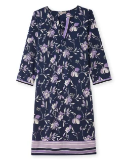 Robe fluide manches 3/4