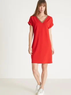 Robe housse en maille