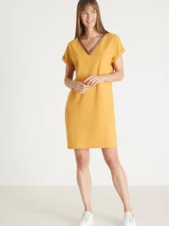 Robe housse en maille