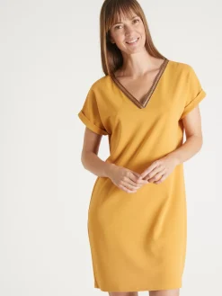 Robe housse en maille