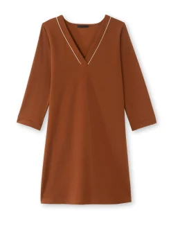 Robe housse en maille fluide