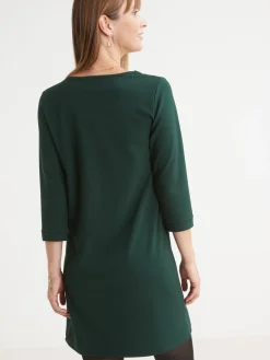 Robe housse en maille fluide