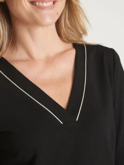 Robe housse en maille fluide