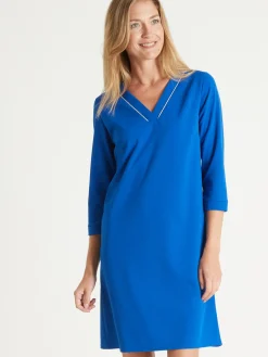 Robe housse en maille fluide