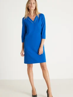 Robe housse en maille fluide