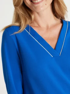 Robe housse en maille fluide