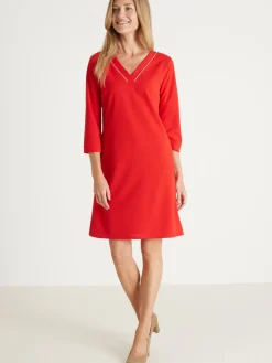 Robe housse en maille fluide