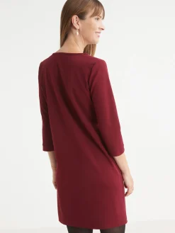 Robe housse en maille fluide