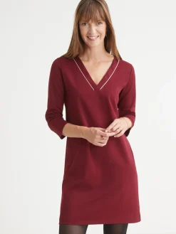 Robe housse en maille fluide