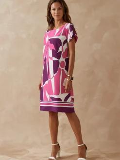 Robe housse manches courtes