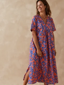 Robe longue pur coton