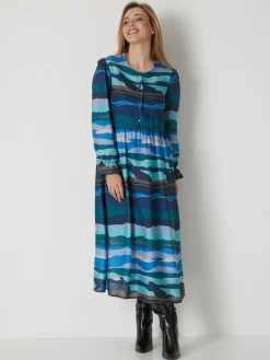 Robe manches bouffantes