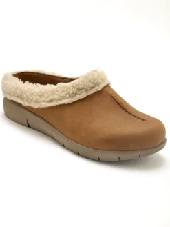 Sabos cuir velours semelle amovible