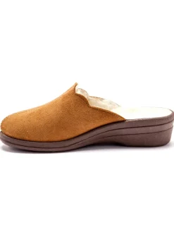 Sabots cuir fourrés laine majoritaire