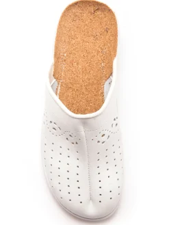 Sabots en cuir à galbe anatomique