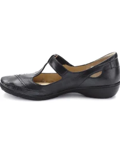 Salomés cuir avec bijou fantaisie