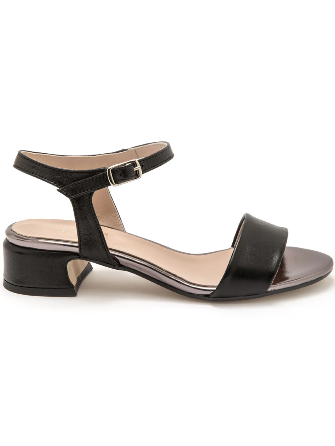 Sandales à bride en cuir