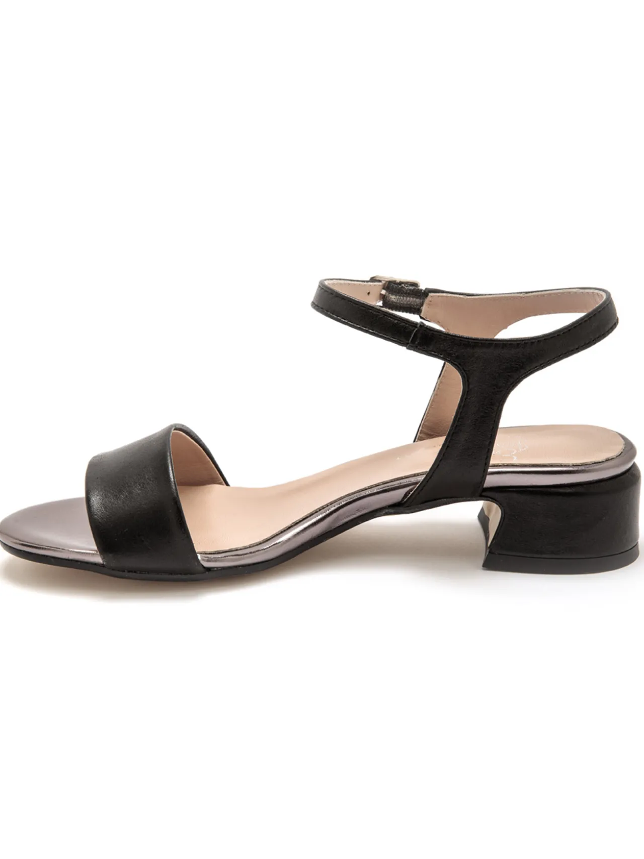 Sandales à bride en cuir