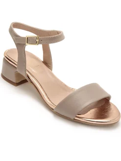 Sandales à bride en cuir