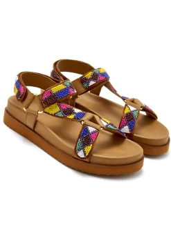 Sandales 3 pattes scratchs