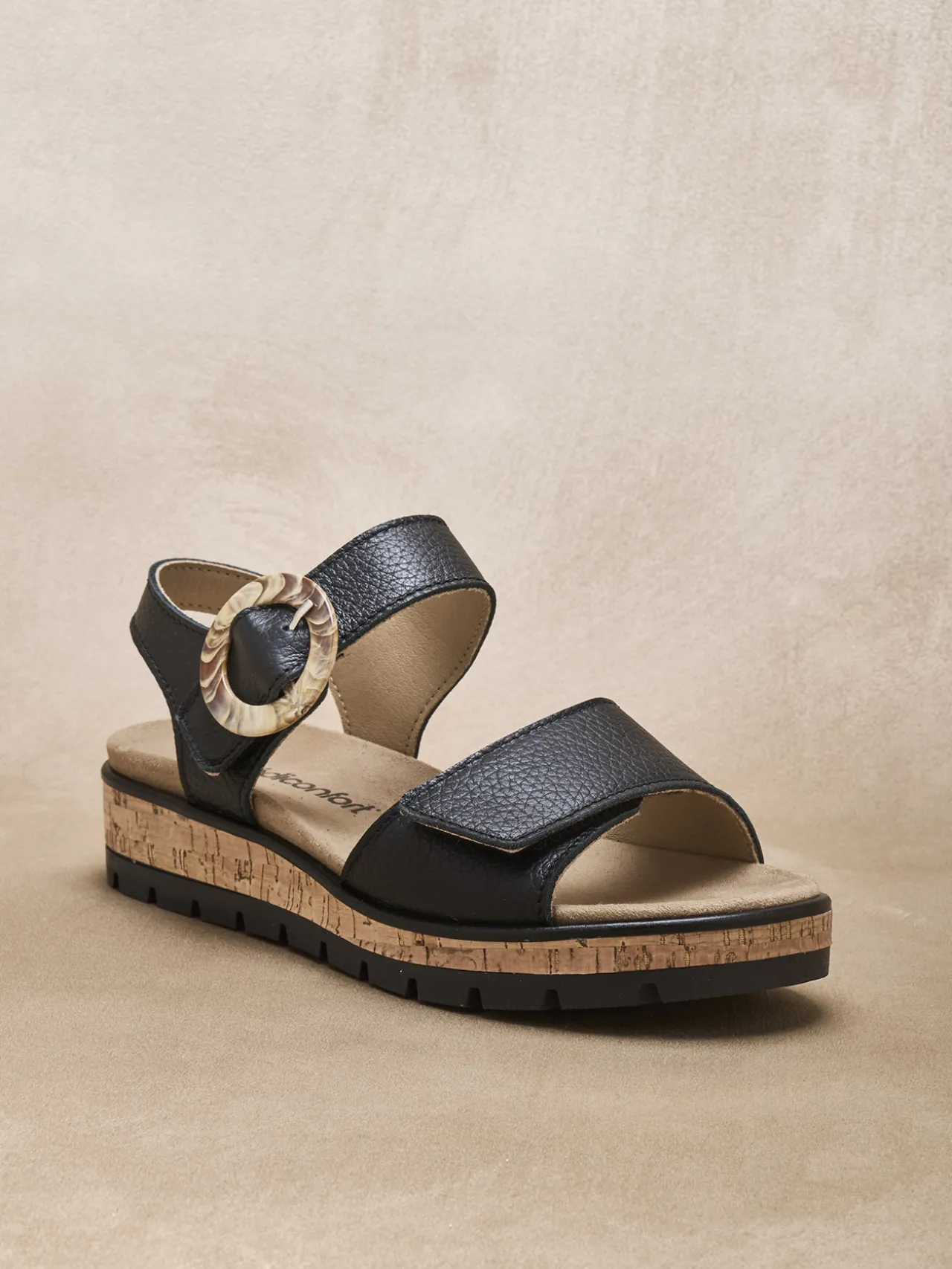 Sandales à scrachs aérosemelle amovible