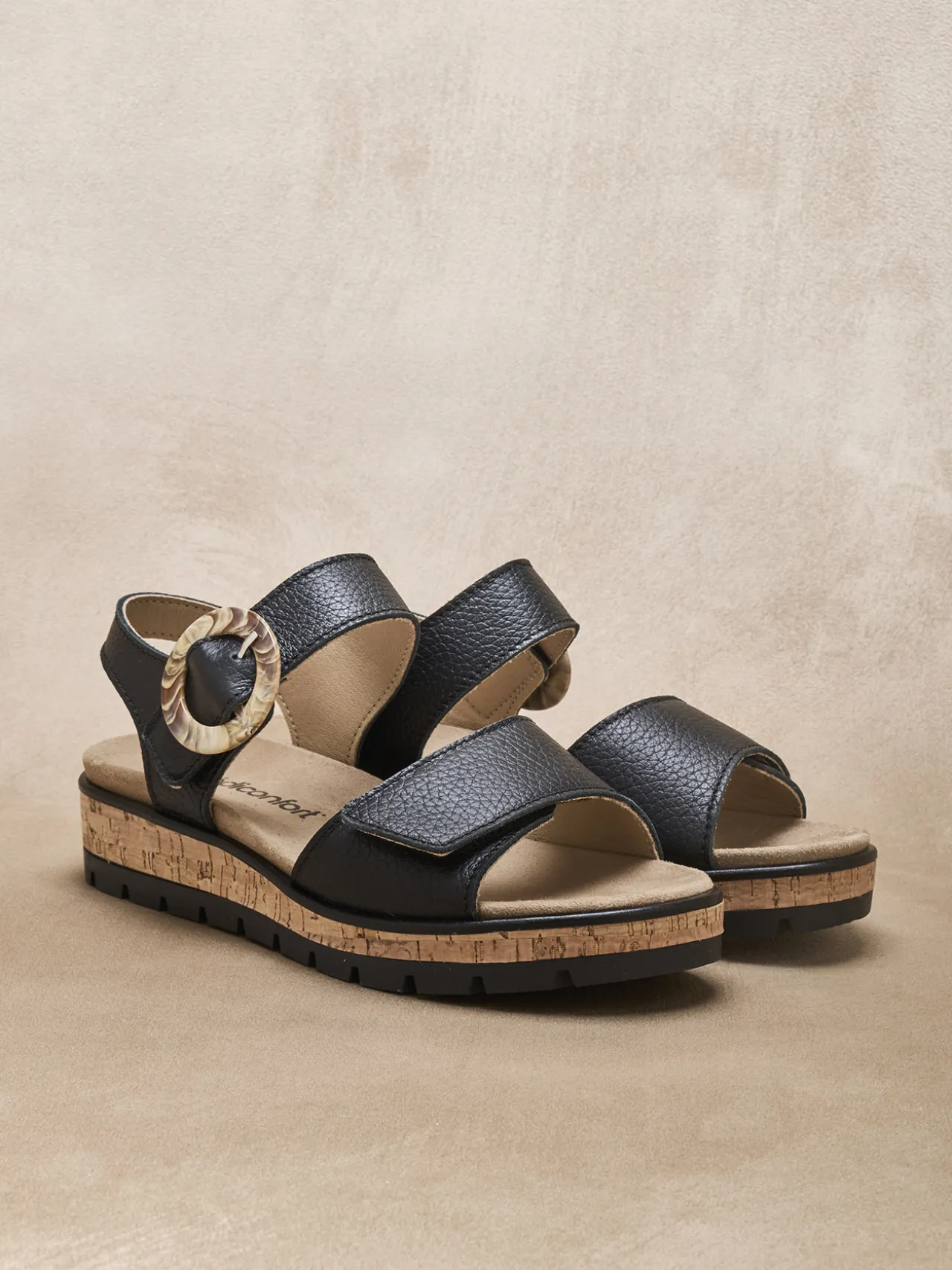 Sandales à scrachs aérosemelle amovible