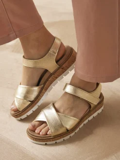 Sandales à scratch aérosemelle amovible