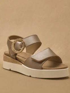 Sandales à scratch aérosemelle amovible