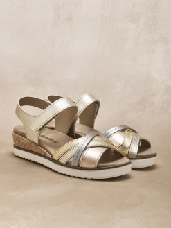 Sandales à scratch aérosemelle amovible