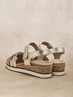 Sandales à scratch aérosemelle amovible