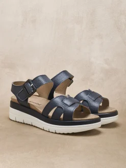 Sandales à scratch avec boucle fantaisie