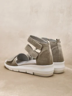 Sandales à scratchs aérosemelle amovible