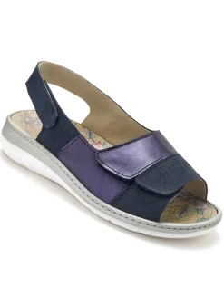 Sandales à scratchs tout ultra larges