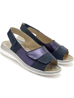 Sandales à scratchs tout ultra larges