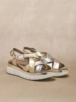 Sandales compensées semelle amovible