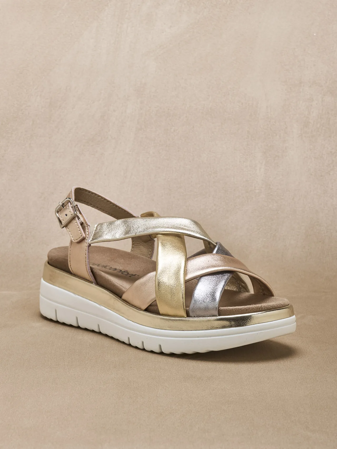 Sandales compensées semelle amovible