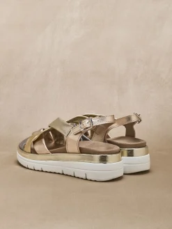 Sandales compensées semelle amovible