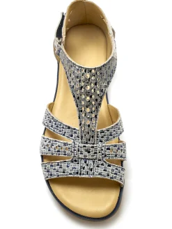 Sandales cuir ajouré