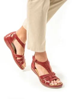 Sandales cuir ajouré