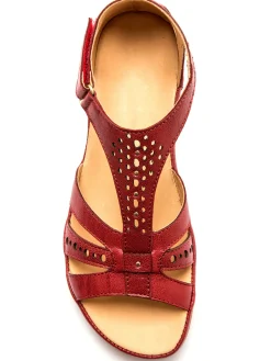 Sandales cuir ajouré