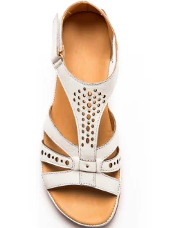 Sandales cuir ajouré