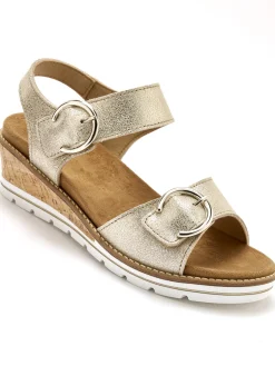 Sandales double scratch semelle amovible