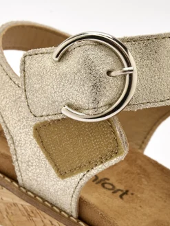 Sandales double scratch semelle amovible