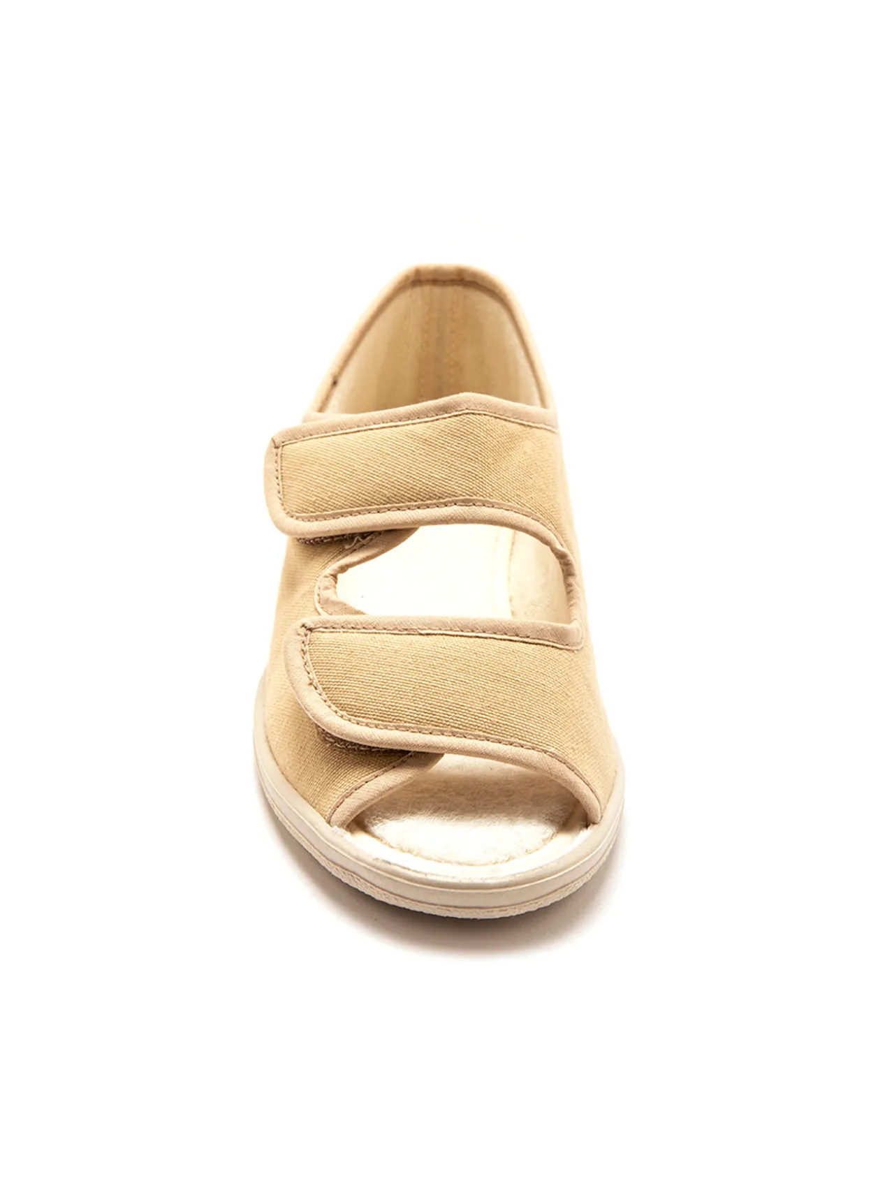 Sandales en toile à ouverture totale