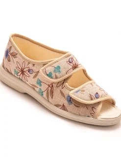 Sandales en toile à ouverture totale