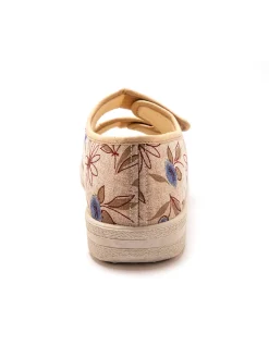 Sandales en toile à ouverture totale