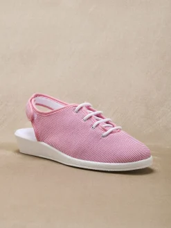 Sandales en toile ouverture totale